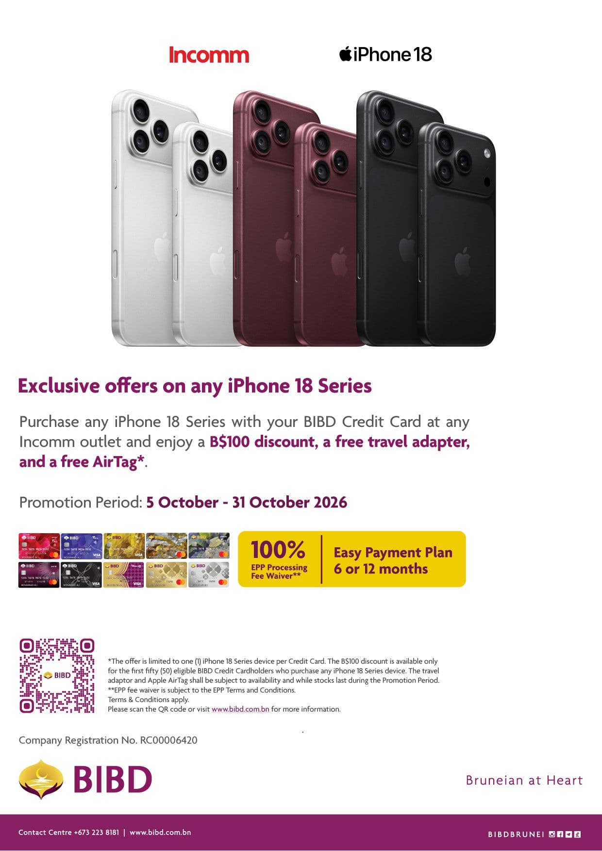 BIBD Cards x Incomm iPhone 18