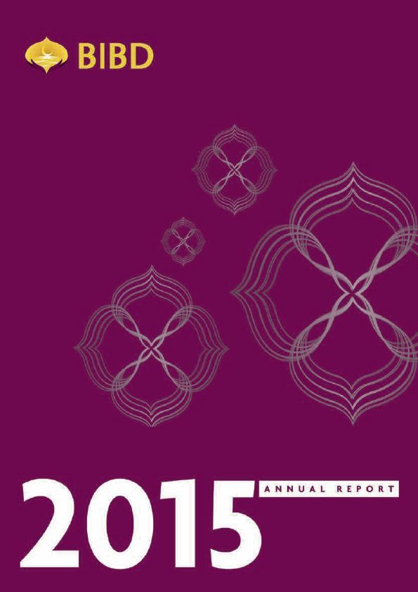 BIBD Annual Report 2015 cover